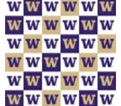 Fabric – University Of Washington Diagonal Patch Digital