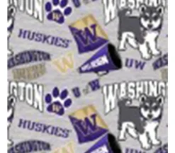 Fabric – University Of Washington Mascot Digital Toss