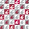 Fabric – Washington State University Diagonal Patch