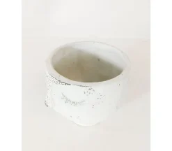 Face Concrete Pot Vase