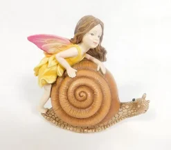 Fairy Sitting on a Snail