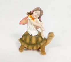 Fairy Sitting on Turtle