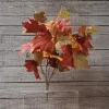 15″ Fall Maple Leaf Bush