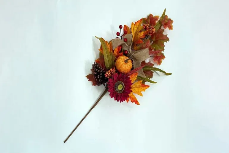 28″ Fall Sunflower & Pumpkin Mix Spray