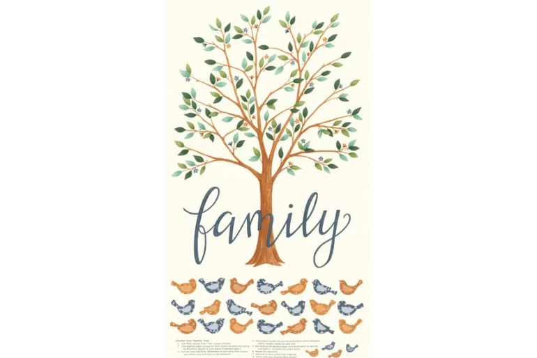 Family Tree 24-inch by 44-inch Panel