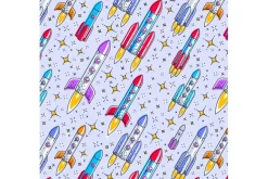 Fantastic Flannel Planets and Stars on Black