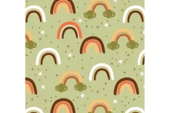 Fantastic Flannel Space Kids Toss on Navy