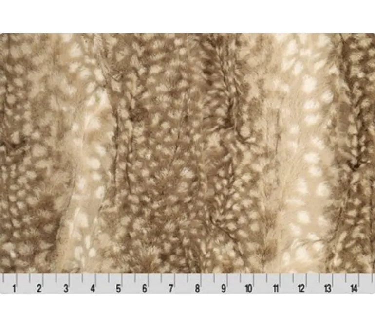 Fawn Print Luxe Cuddle In Cappuccino