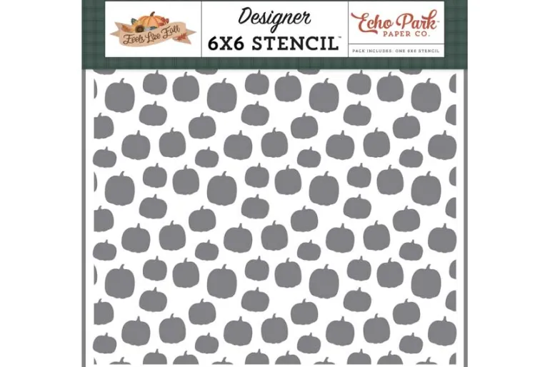 Feels Like Fall Autumn Scatter Stencil