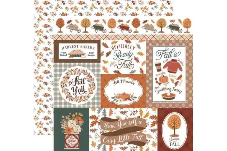 Feels Like Fall Harvest Pumpkin Picks Washi Tape