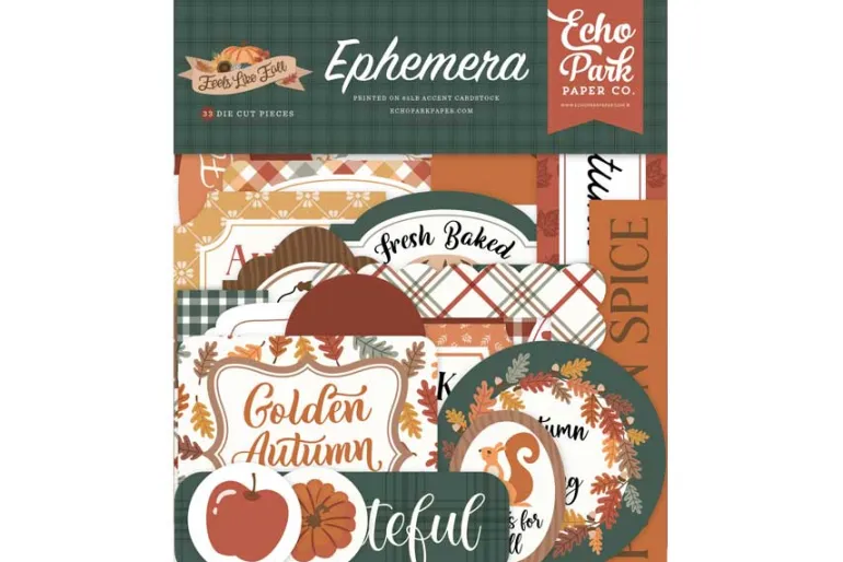 Feels Like Fall 3×4 Journaling Cards 12×12 Patterned Paper