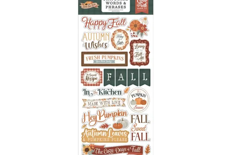 Feels Like Fall Pumpkin Spice Stripes 12×12 Patterned Paper