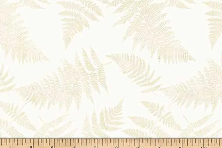 Ferns Batiks Fern Allover in Oyster Beige