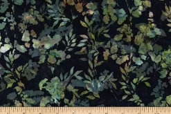Ferns Batiks Leaves in Treetop Green