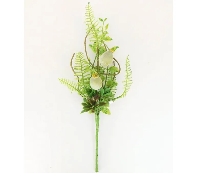 20″ Fern & Succulent Pick