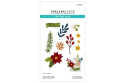 Festive Floral Mix Etched Dies