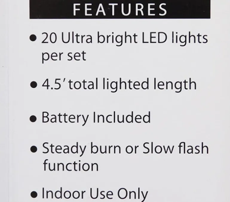 Firefly Lights 20 Bulb – Silver Wire (view bulb colors)