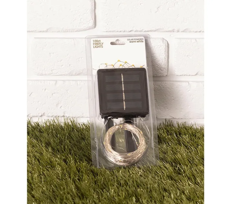 Firefly Lights 100 Bulb – Warm White – Solar Powered