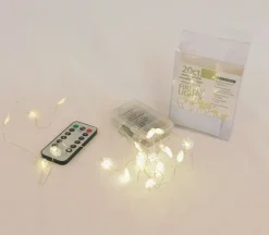 Firefly Snowflake Lights 20 Bulb – Warm White