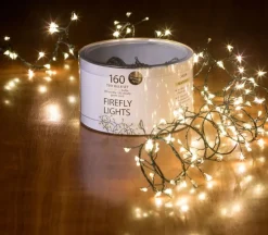 Firefly Twinkle Strand Lights 160 Bulb – Warm White