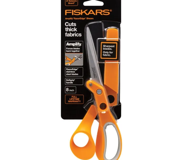 Fiskars® 8″ Amplify Razoredge Fabric Shears