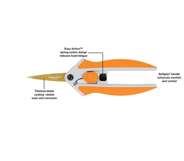 Fiskars® Easy Action Micro-Tip® Titanium Scissors (No. 5)