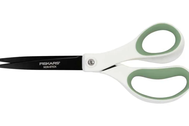 Fiskars Non-Stick Titanium Softgrip Detail Scissors 5in