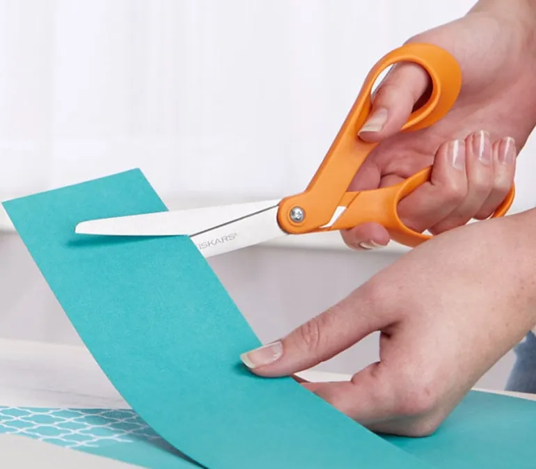 Fiskars® Premier 8″ Bent Right-Handed Scissors