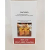 Flameless LED Birch Candle Set – 2 Piece