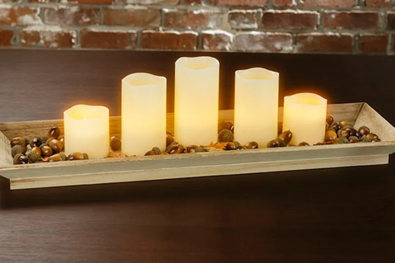 Flameless LED Candle Set – 5 Piece (see color)
