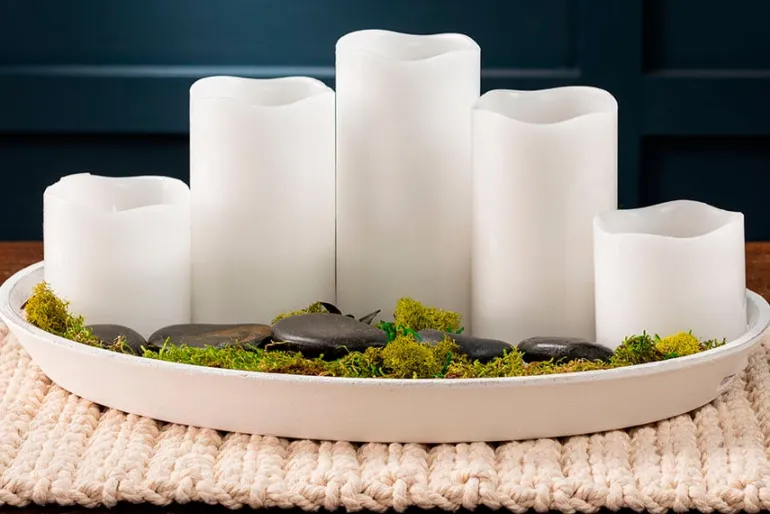 Flameless LED Candle Set – 5 Piece (see color)