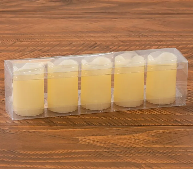 Flameless LED Real Wax Candles – Ivory – 3 Piece (2″, 3″, 4″)