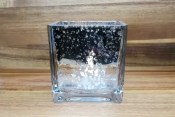Flicker-Flame LED Pillar Candle with Touch Control – 3″x4″