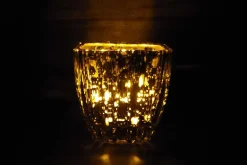 Flicker-Flame LED Pillar Candle with Touch Control – 3″x4″