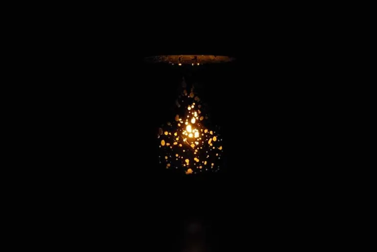 Flicker-Flame LED Pillar Candle with Touch Control – 3″x4″