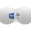FloraCraft Ball – Styrofoam – 4-inch – 2 Piece – White