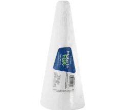 FloraCraft Cone – Styrofoam – 9-inch x 4-inch – White