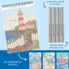 FlowArt® – Dot-By-Letter, Day at the Beach