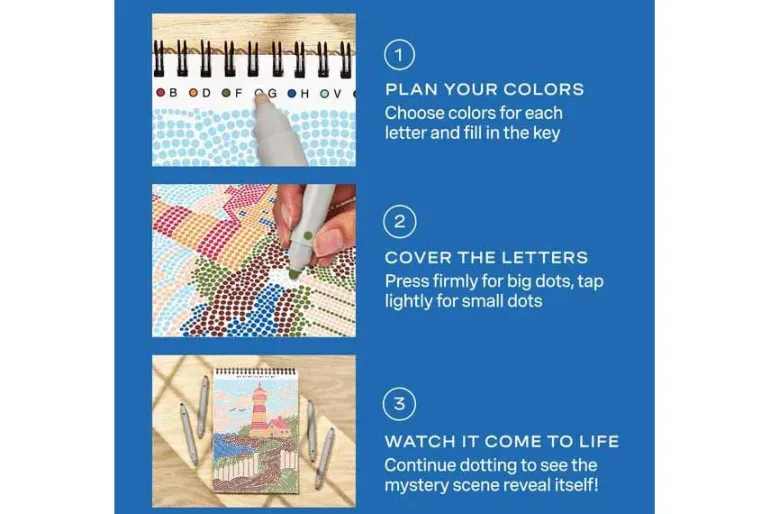 FlowArt® – Dot-By-Letter, Day at the Beach