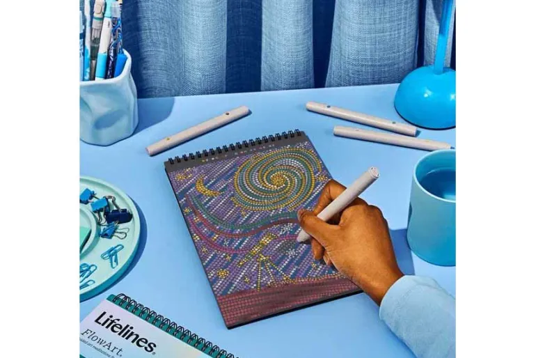FlowArt® – Dot-By-Letter, Into the Galaxy – Metallic Ink