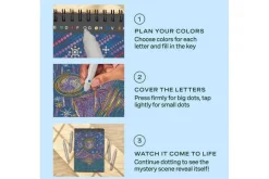 FlowArt® – Dot-By-Letter, Into the Galaxy – Metallic Ink