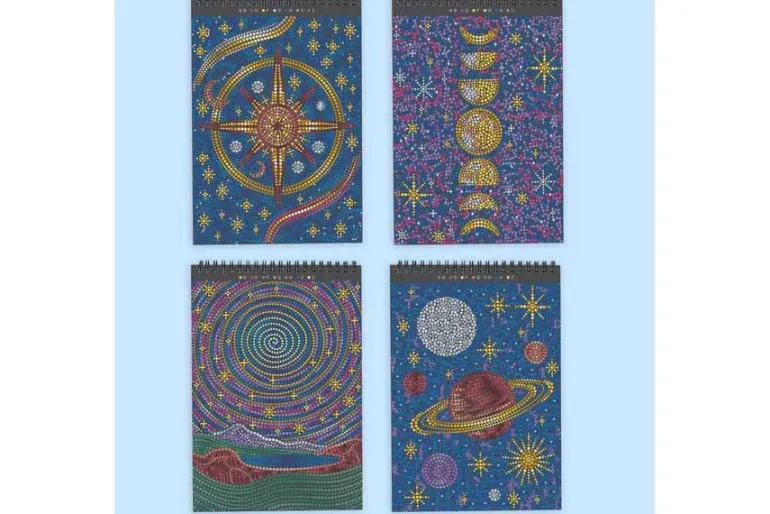 FlowArt® – Dot-By-Letter, Into the Galaxy – Metallic Ink