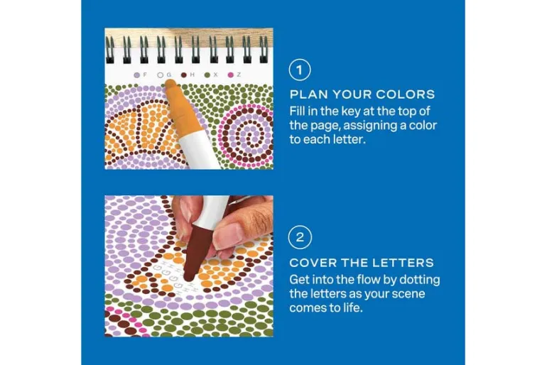 FlowArt Mini – Dot-by-Letter Café Comforts