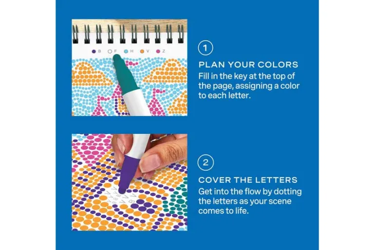 FlowArt Mini – Dot-by-Letter Enchanted Magic