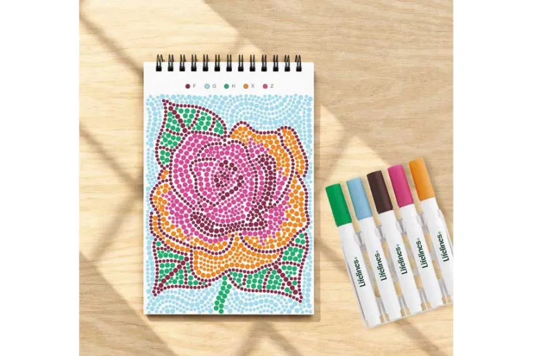 FlowArt Mini – Dot-by-Letter Pretty Petals