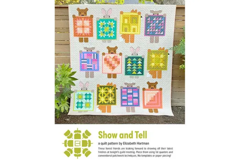 Flower Farm Sampler Book – 18 Floral Blocks & 7 Fanciful Quilts