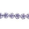 Flower Strand Bead 9mm – Purple Alabaster