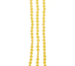 Flower Strand Bead 9mm – Yellow Alabaster
