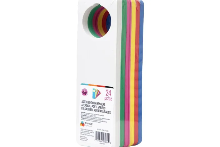 Foam Door Hangers – 24pc. – Assorted Colors