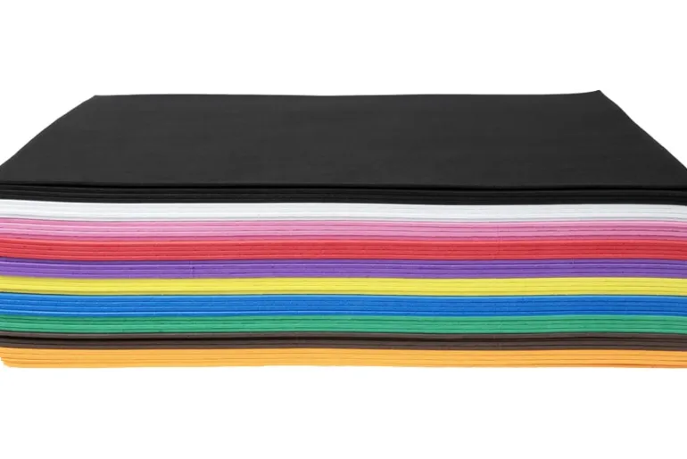 Foam Sheet – 2mm 9″X12″ – 40pc. – Assorted Colors